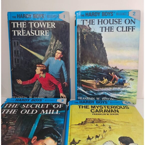 Hardy Boys Book Bundle (4) Franklin W. Dixon 1, 2, 3, 54 Vintage Hardcovers - Picture 5 of 12